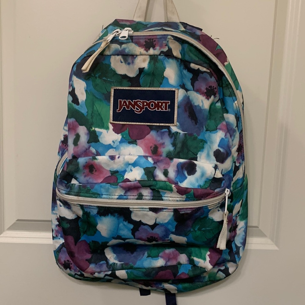 Jansport Watercolor Floral Backpack